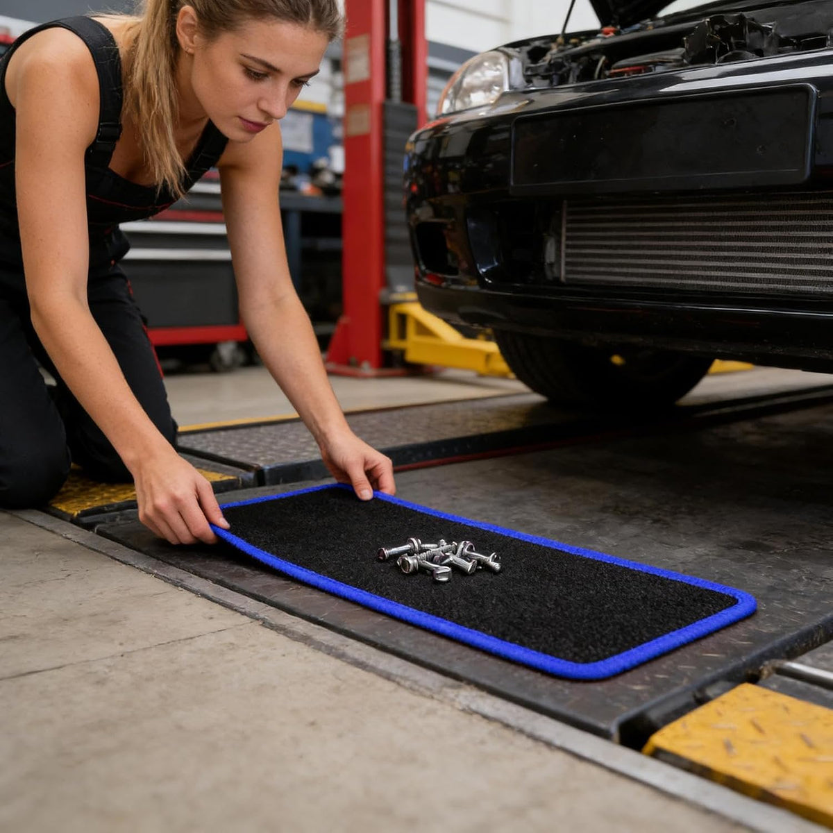  Tapis Magnétique Pour Outils - Support 3 Pièces Avec Couche Protectrice PVC | Plateau Magnétique Flexible Pour Pièces,pour Atelier Bricolage Réparation Auto Mécanicien Électricien Tournevis