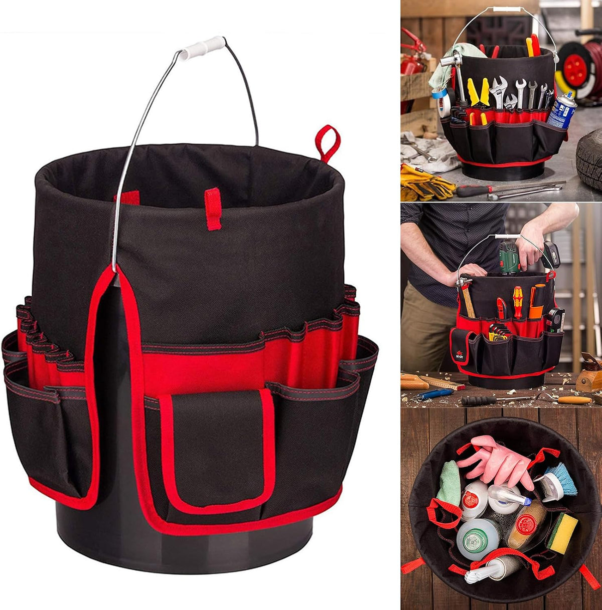 Sac De Rangement Extra Large Pour Matériel De Jardinage Avec Compartiment Intelligent Pour Ranger En Toute Sécurité Divers Outils Et équipements, Sac De Rangement étanche