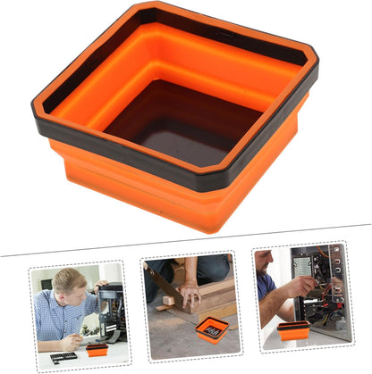  Ciieeo Bol Magnétique Pliable Pour Pièces Et Outils En Silicone Plateau Magnétique Portable Pour Mécanique Automobile