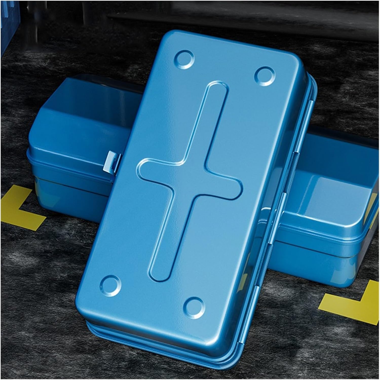  Coffret à Outils Boîte à Outils Avec Loquet En Métal, Boîte, étui De Rangement étanche, Coffre Pliable, Plateau Fourre-tout Léger, Sac Polyvalent(XL)