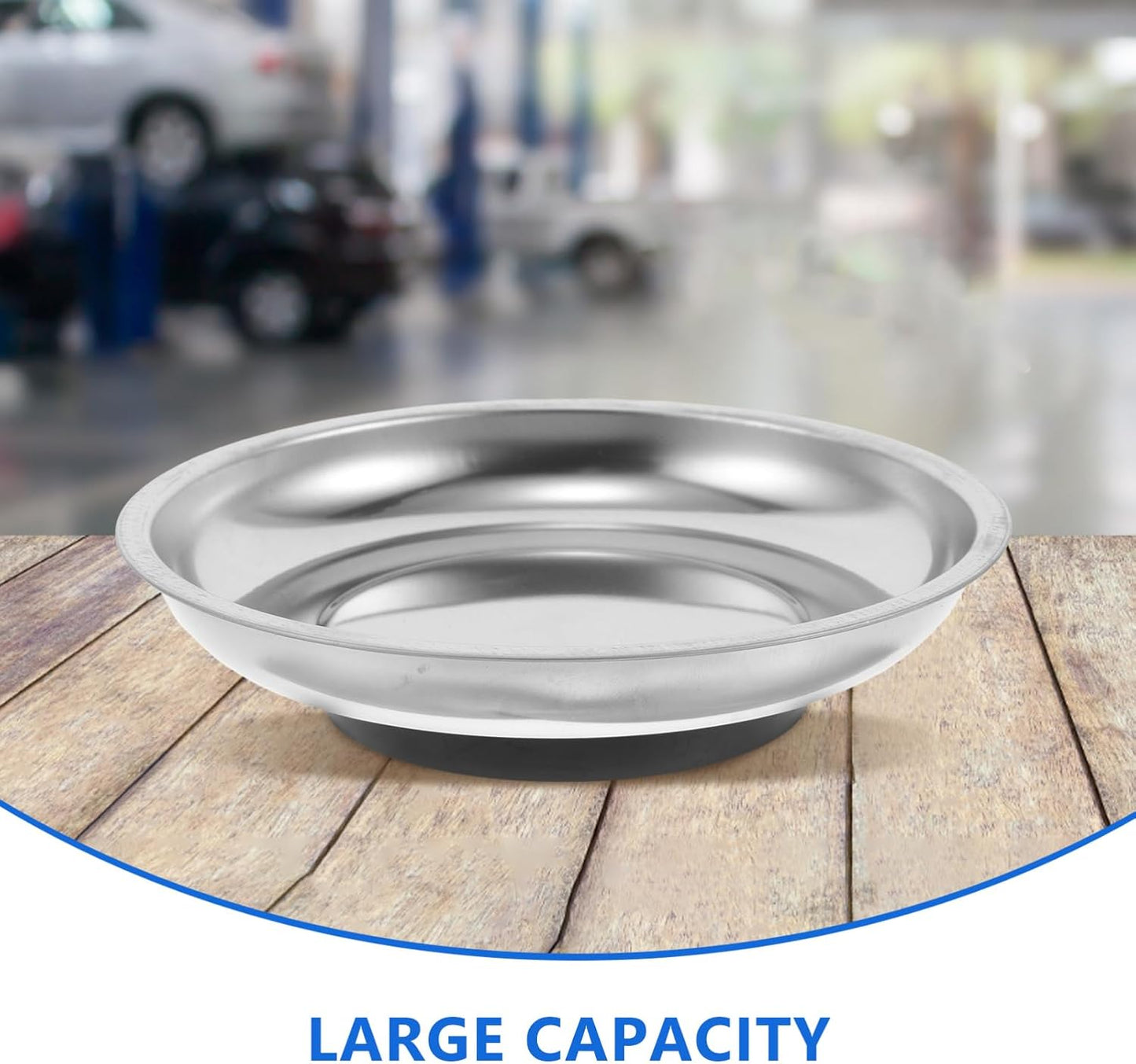  Gatuida Bol Magnétique Pour Vis Boulons Et Outils Plateau Magnétique Rond Acier Inoxydable Antidérapant Pour Métalliques Et Réparations Automobiles