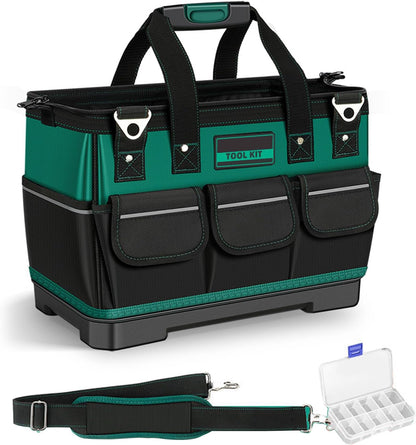  Sac à Outils De 40,6/45,7/58,4 Cm Avec Bandoulière Réglable, Sac De Rangement Pour Outils De Grande Capacité