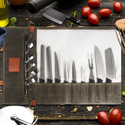  Sac à Outils De Grande Capacité Avec Poignée Ergonomique Et Sangle Réglable Pour Chefs Professionnels Et Amateurs De Cuisine