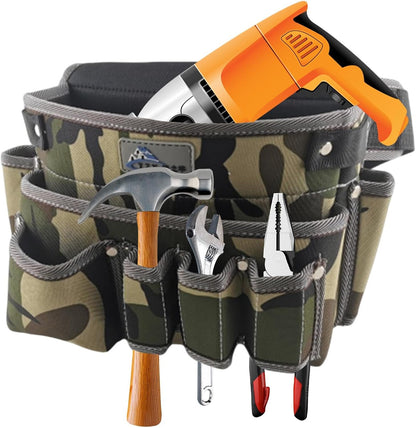  Sac à Outils, Organisateur De Sac à Outils, Bac à Outils Pour électricien, Porte-outils Multi-poches Pour Papa Mécanicien électricien, Sac De Taille à Large Ouverture