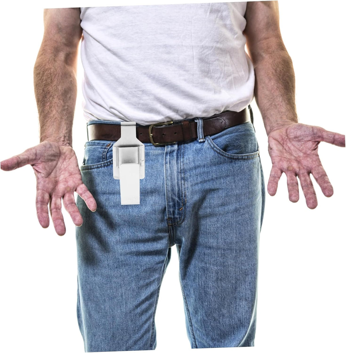  ULTECHNOVO Porte-Outils Sans Fil Et Porte-clés Électrique Certifié, Clip Ceinture Robuste Compatible Perceuse à Percussion, Pour Électricien Et Usage Chantier, Support Outil Multifonction,
