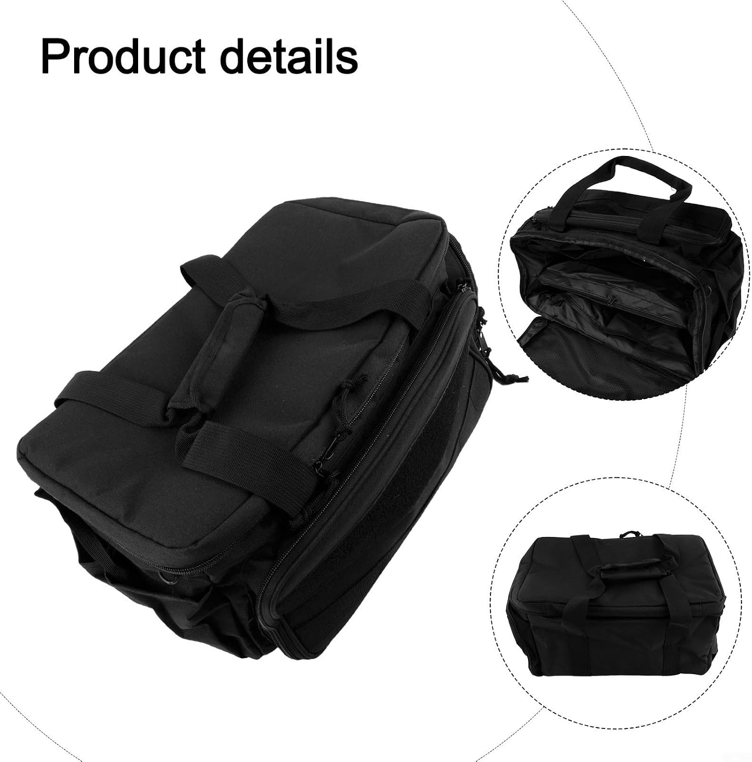  Sac De Rangement Pour Outils, En Toile Robuste Multifonction, Pour Homme, Organiseur à Main Pour Atelier Et Matériel De Bricolage (kaki)