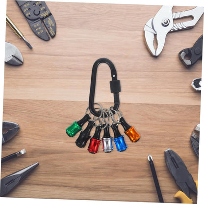  Gatuida 6pièces Porte-embout à Percussion Pouce Rallonge Flexible Pour Foret Porte-embout De Perçage Compatible Avec Visseuse Poignée Portable