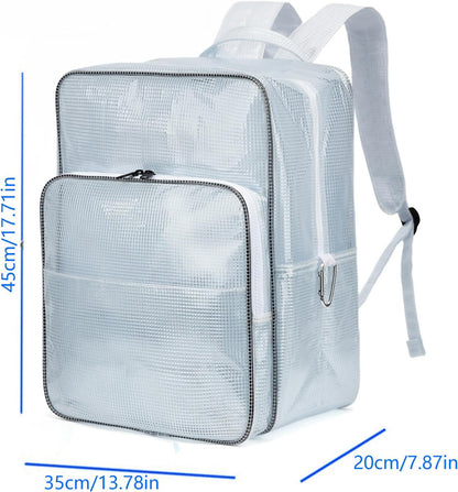  Sacs à Dos Utilitaires En PVC Transparent De 45,7 Cm Pour Outils De Réparation Et D'entretien électroniques, Planificateur De Sécurité
