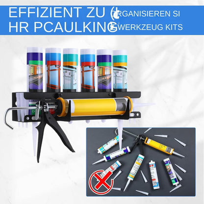  Distributeur De Mastic Pour Atelier - Montage Mural - Rangement Pour Artisans, Personnel D'entretien, Ouvriers De Construction