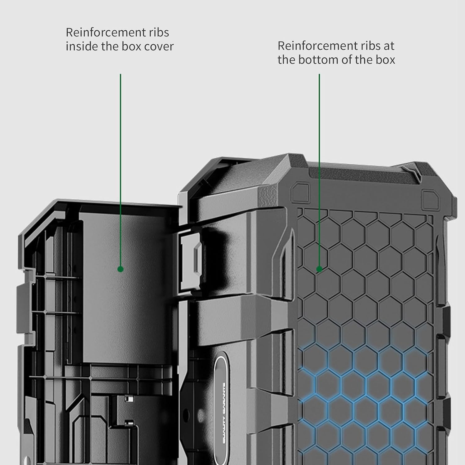  Boîte à Outils Légère à Double Couche Pour Une Utilisation Efficace De L'espace - Structure Renforcée