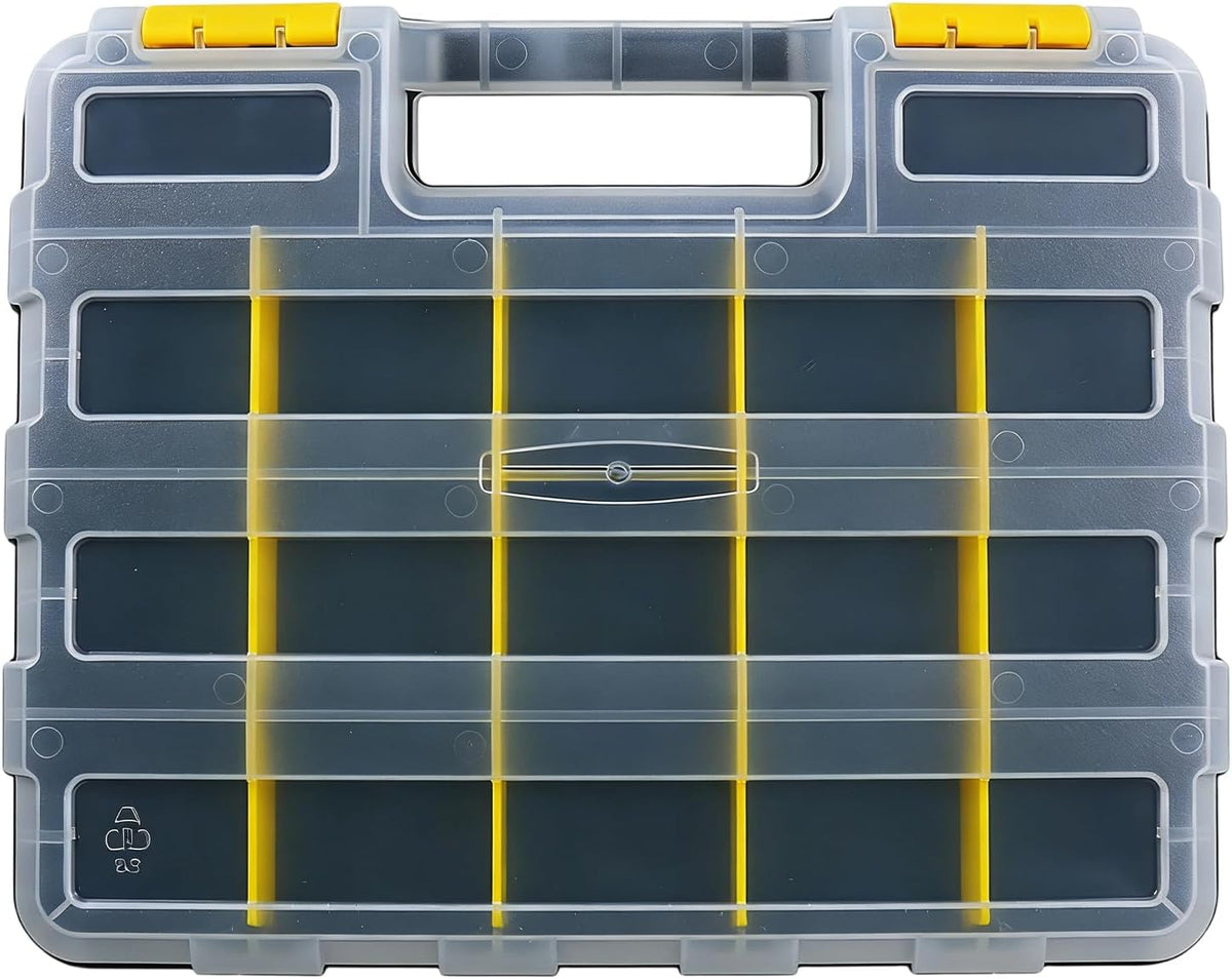 GENERIC Organisateur De Vis - Boîte Avec 34 Compartiments,Organisation D'Outils Pour Petites Pièces,pour Écrous Clous Perles Boulons Composants Électroniques Garage Et Atelier