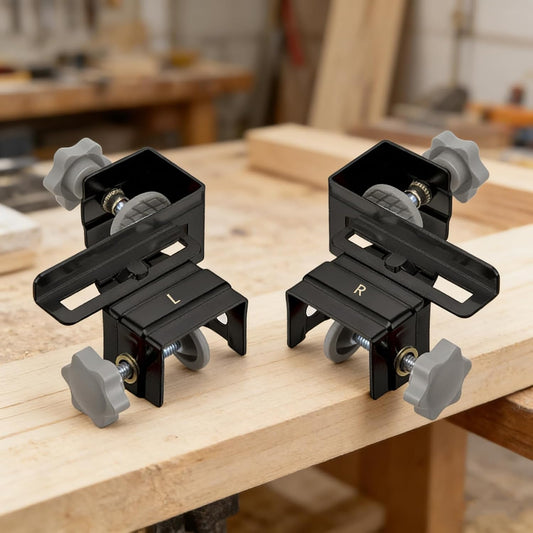  Pinces De Fixation Robustes En Acier Inoxydable Adaptées à Plusieurs Portes D'armoire Pour Une Installation Rapide Par Tous Les Utilisateurs. Pinces Polyvalentes
