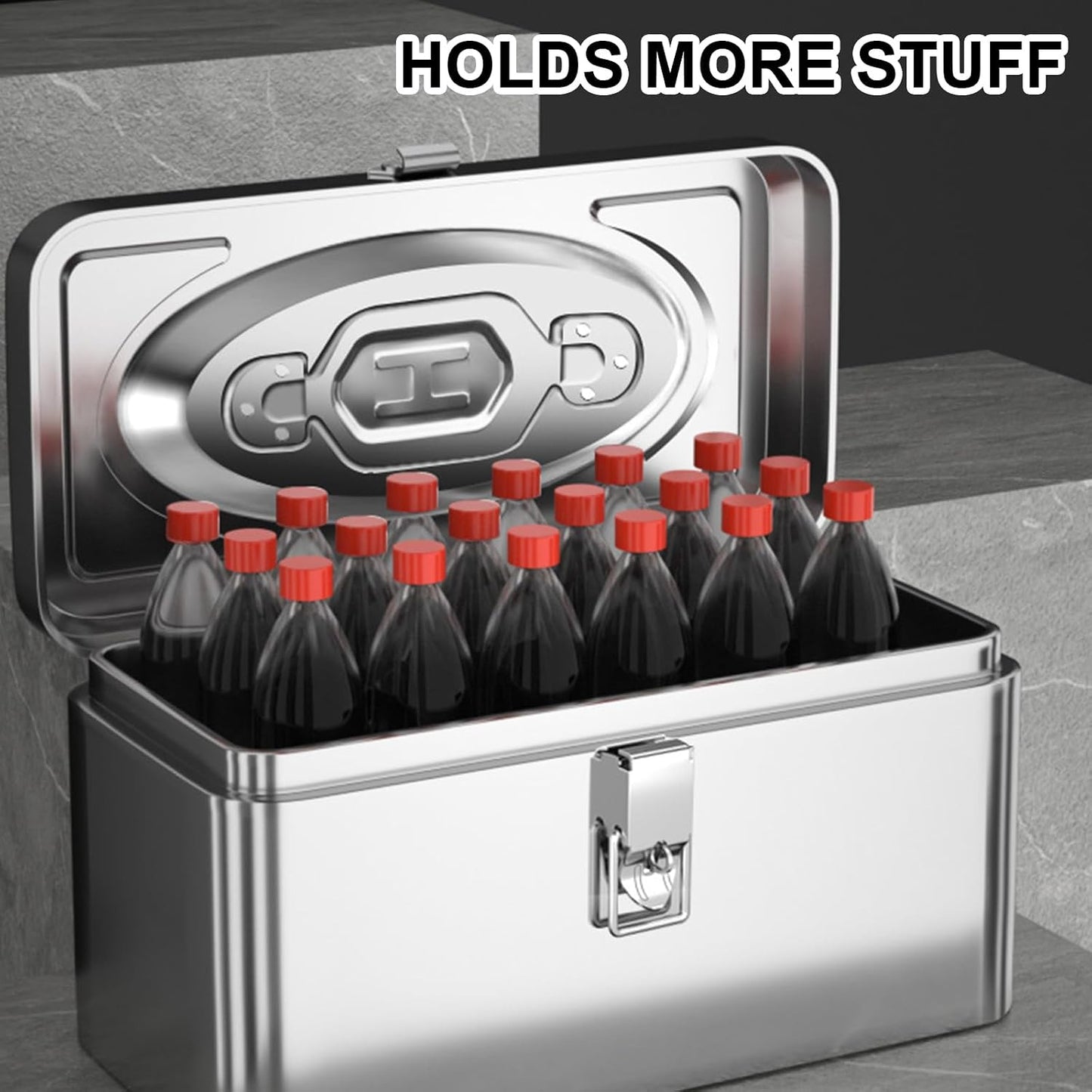  Boîte De Rangement Rigide En Acier Inoxydable Pour Outils Mécaniques