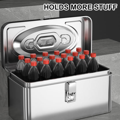  Boîte De Rangement Rigide En Acier Inoxydable Pour Outils Mécaniques