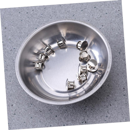  Gatuida Lot De 4 Bols Porte-pièces Magnétiques Ronds En Acier Inoxydable Pour Vis Et Outils, Adhérence Sécurisée Base En Caoutchouc Anti-rayures, Pour Atelier Et Usage Professionnel
