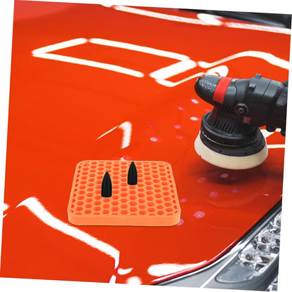  Ciieeo Organisateur Outils De Débosselage Sans Peinture Plateau De Rangement Silicone Pour Têtes De Stylo à Tapoter Accessoires De Réparation De Carrosserie Automobile