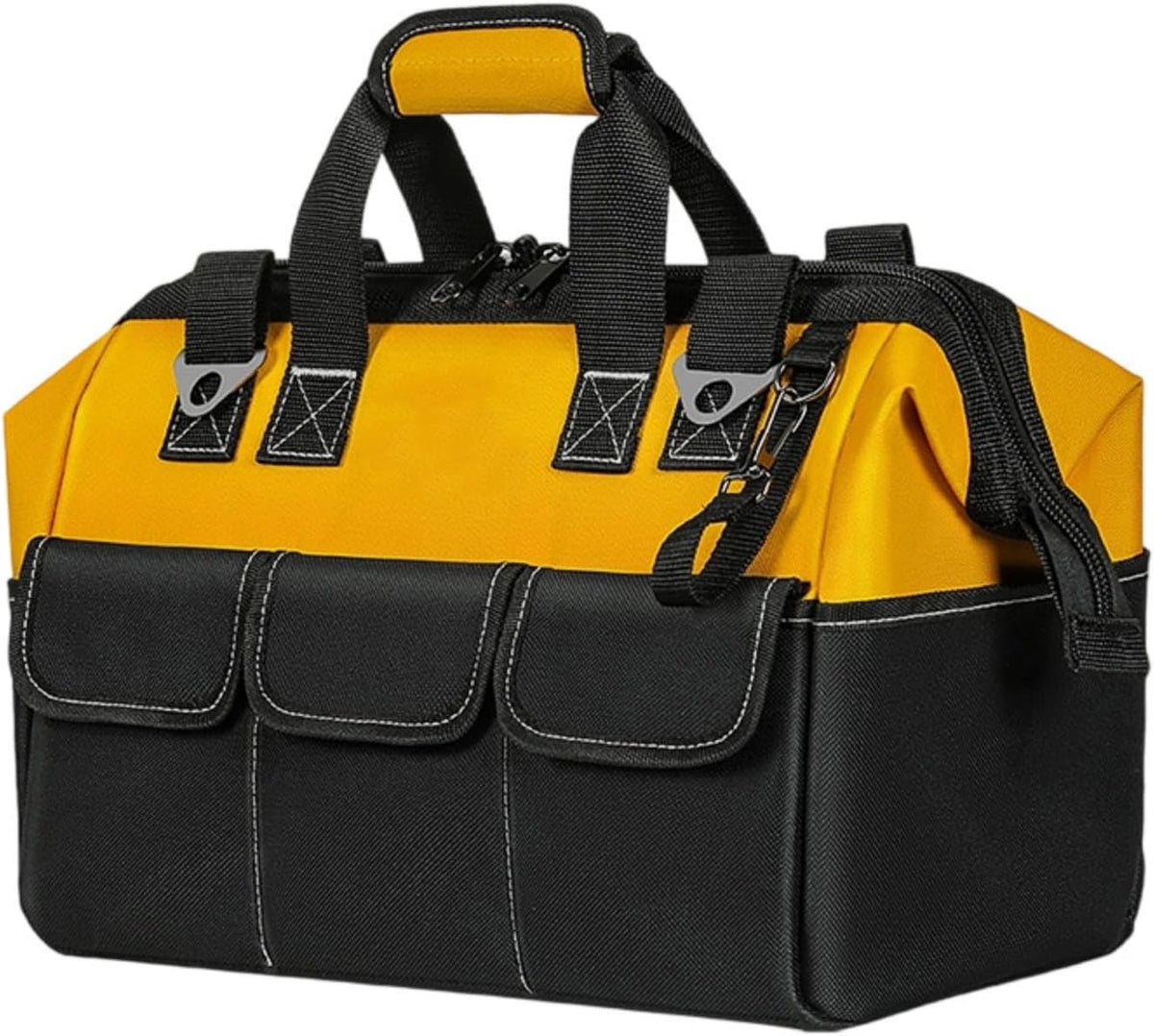  Sac à Outils Portable Pour Homme - Large Ouverture - Rangement Oxford - Sac à Main Pour Tournevis - Étanche
