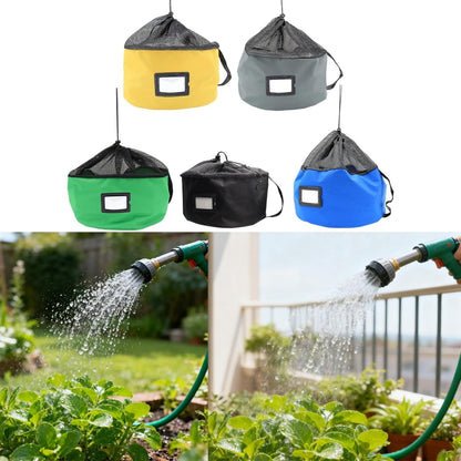  Sac De Rangement étanche Oxford 600D Pour Camping-car, Avec Porte-cartes, Design En Maille Respirante Pour L'organisation Des Câbles D'égout, Outils De Jardin En Plein Air, Jaune (bleu)
