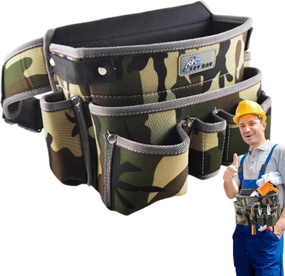 Sac à Outils, Organisateur De Sac à Outils, Bac à Outils Pour électricien, Porte-outils Multi-poches Pour Papa Mécanicien électricien, Sac De Taille à Large Ouverture