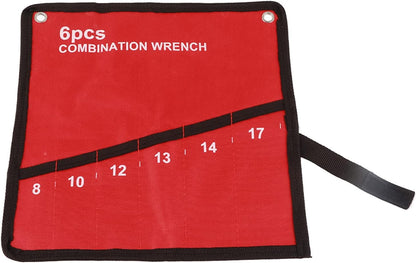  Toile Multi-Poches Enroulable Outils Sac De Rangement Clé Pince Porte-clé Organisateur (8 Bouches)