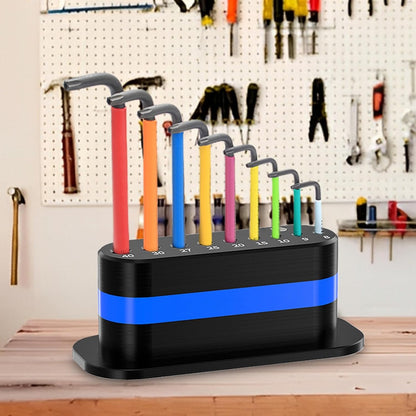  Générique Porte-Clés Allen - Porte-Clé En L,Étagère Antidérapante à Libération Rapide Pour Atelier Garage Établi Cart à Outils Plombier Charpentier Technicien