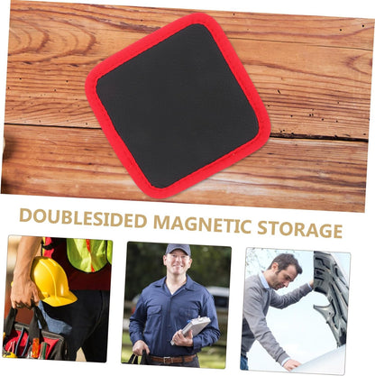  ULTECHNOVO Tapis Magnétique Double Face Pour Outils, Rangement Magnétique Aimants En Polyuréthane, Plateau à Outils De Mécanicien Portable, Organisateur Pour Atelier Et Réparations, Lot