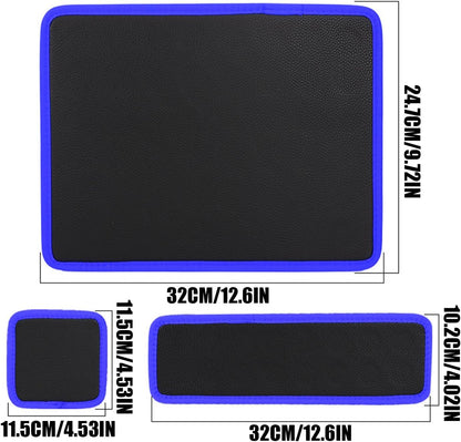  Tapis Magnétique Pour Outils - Support 3 Pièces Avec Couche Protectrice PVC | Plateau Magnétique Flexible Pour Pièces,pour Atelier Bricolage Réparation Auto Mécanicien Électricien Tournevis