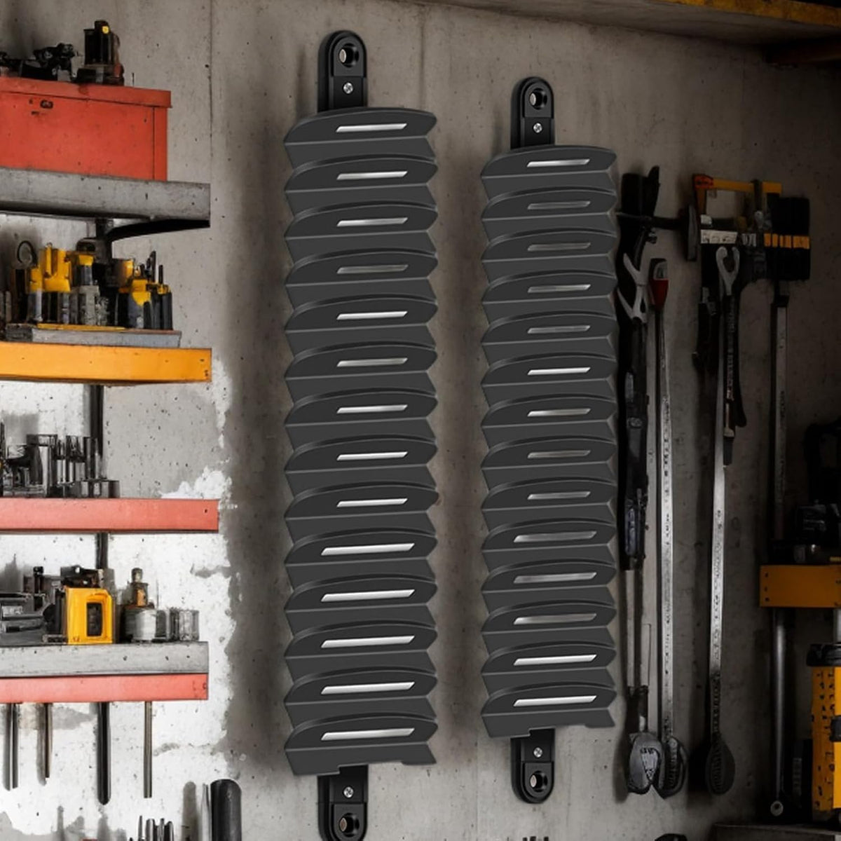  Générique Porte-Clés à Outils - Plateau De Rangement Pour Outils Avec Support Aimanté,Support Réglable Pour Atelier Garage Et