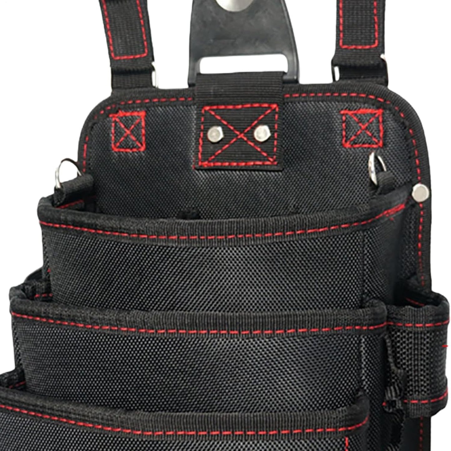  Ceinture Porte-Outil - Organisateur Oxford Imperméable 3 Couches,Pochette Ceinture Travail,pour Travail Construction Menuiserie Jardin Mécanique Électricité