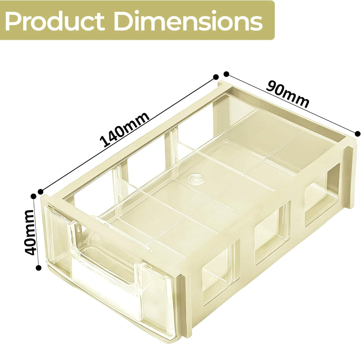  Trimming Shop Lot De 2 Boîtes De Rangement Empilables Réglables En Plastique Pour Pièces Mini/grandes Et Transparentes Et Tiroir De Rangement, Rangement Pour écouteurs, Fils électriques, Outils,