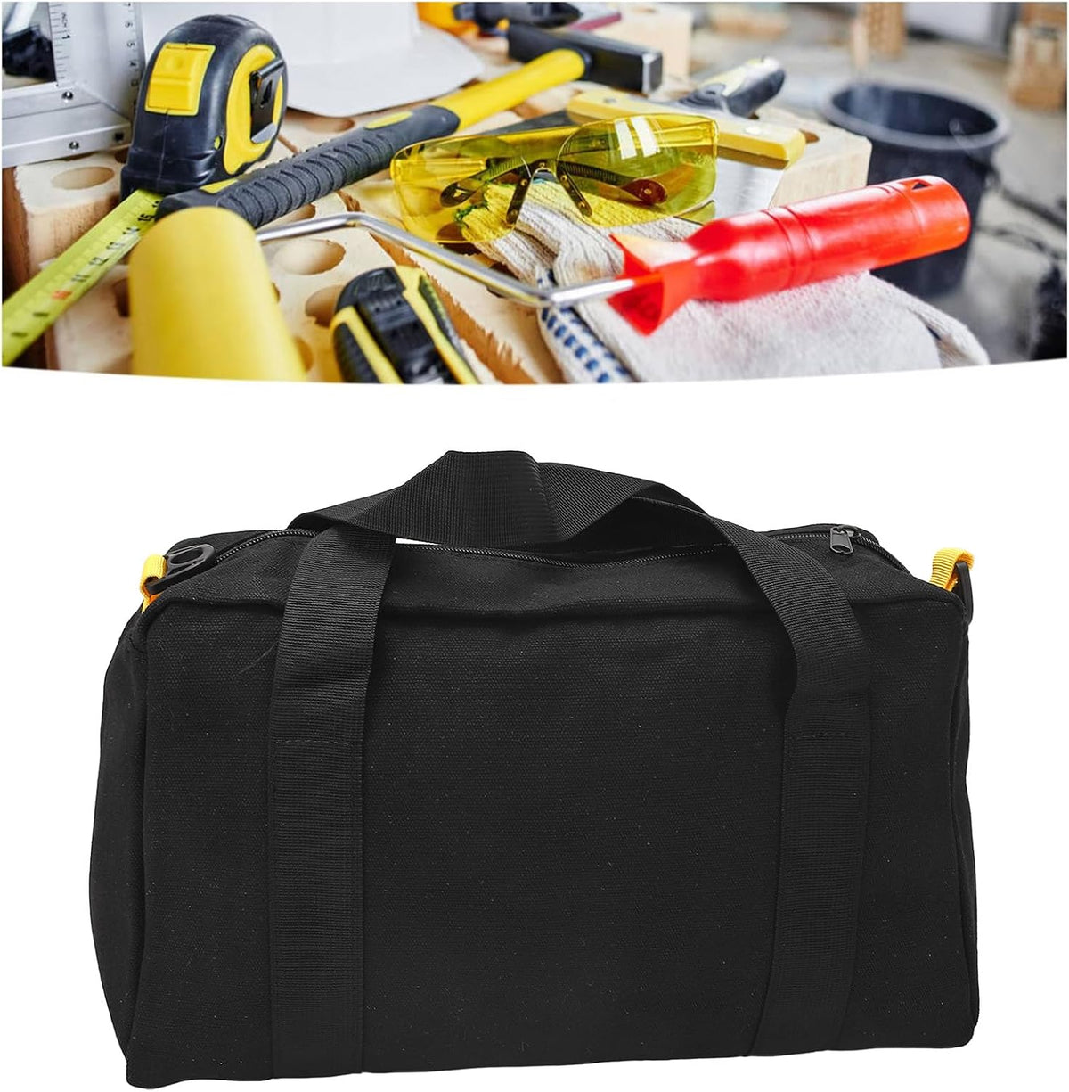  Sac à Outils Pour électricien, Pochette En Toile étanche De Grande Capacité Pour L'entretien Des Véhicules, Conception Portable Robuste (16 Pouces)