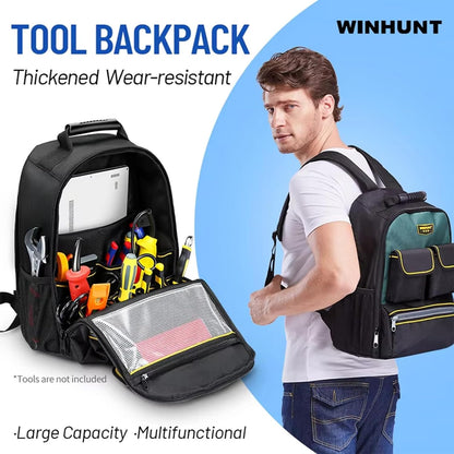  Sac à Dos D'électricien Professionnel Avec Oxford Résistant à L'eau Et Bretelles Confortables Pour Un Transport Facile D'outils Sac à Dos De Rangement
