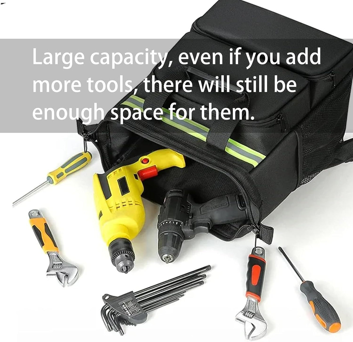  Sac à Dos Multifonction En Tissu Oxford Pour Outils D'électricien - Grande Capacité - Pour Réparation Et Entretien D'appareils électroménagers - Sac à Outils étanche