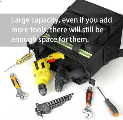  Sac à Dos Multifonction En Tissu Oxford Pour Outils D'électricien - Grande Capacité - Pour Réparation Et Entretien D'appareils électroménagers - Sac à Outils étanche