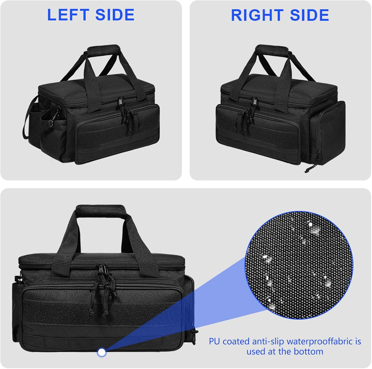  Sac De Rangement à Outils Avec Séparateur Et Plusieurs Poches - Sac De Travail Multifonction Pour Bricoleurs, Mécaniciens, Travailleurs D'entretien, Porte-outils Portables