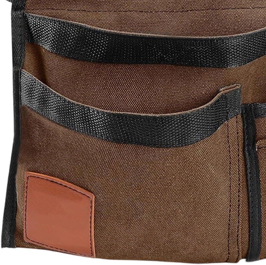  Ceinture Porte-Outils De Jardin En Toile - Pochette À Outils Ajustable À Taille, Tablier Utilitaire Léger Avec Poches Pour Femmes Hommes, Organisateur De Jardinage