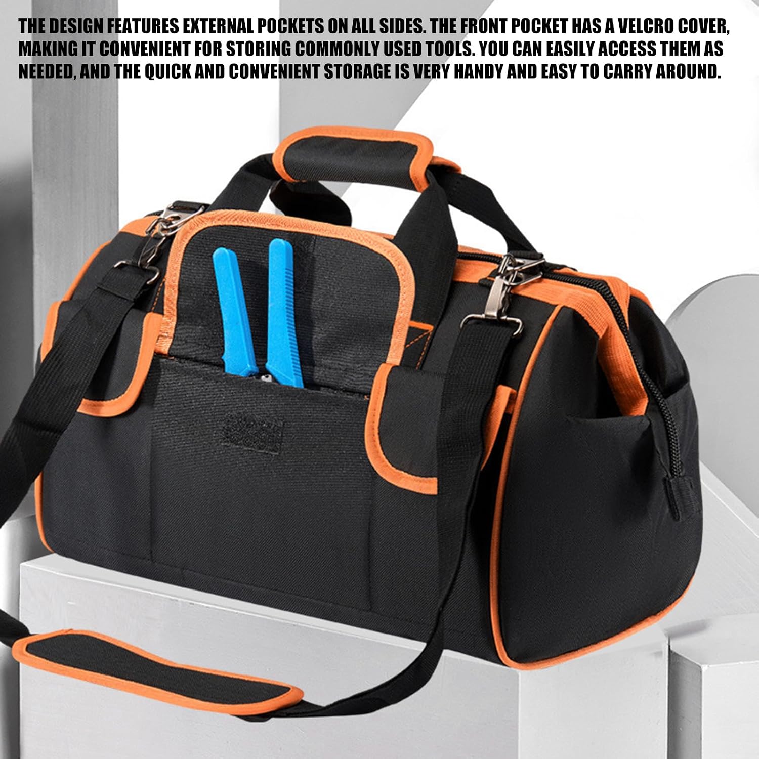  À Main De Capacité, De Rangement D ' Outils D ' électricien, Organisateurs D ' Outils, Pochettes D ' Outils D ' électricien, à Outils à Large Bouche, Pochettes épaisses