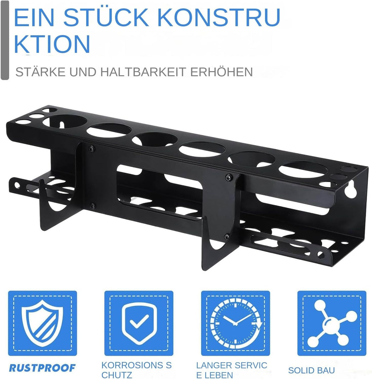  Support De Tube De Calfeutrage Mural Robuste, 42 Cm, Rangement De Calfeutrage Manuel Pour Ouvriers Du Bâtiment, Rénovateurs, Bricoleurs, Personnel D'entretien, Améliorateurs De La Maison