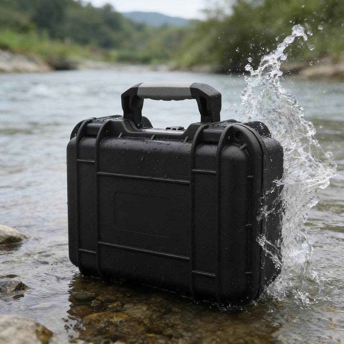  Boîte à Outils Professionnelle étanche à L'eau Et à La Poussière Avec Poignée De Transport Et Compartiments Personnalisables Pour Un Rangement Sécurisé En ABS
