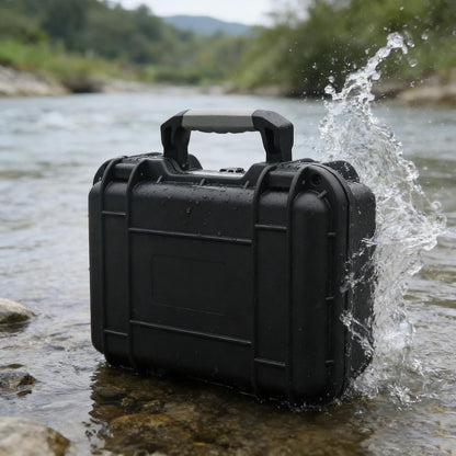  Boîte à Outils Professionnelle étanche à L'eau Et à La Poussière Avec Poignée De Transport Et Compartiments Personnalisables Pour Un Rangement Sécurisé En ABS