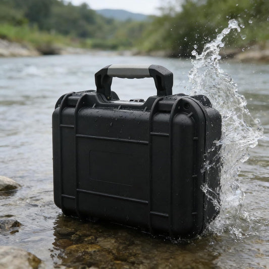  Boîte à Outils Professionnelle étanche à L'eau Et à La Poussière Avec Poignée De Transport Et Compartiments Personnalisables Pour Un Rangement Sécurisé En ABS