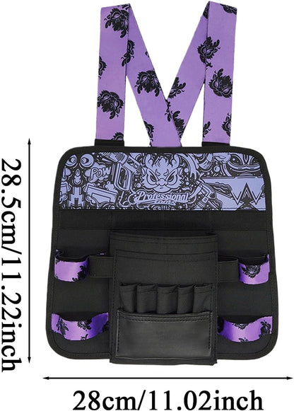 GENERIC Sac à Outils De Voiture – Pochette En Tissu Oxford De Grande Capacité, Bandoulière Amovible, étui Professionnel Pour équipement De Teinture, Fonction D'entretien Du Véhicule, Catégorie De Stockage De