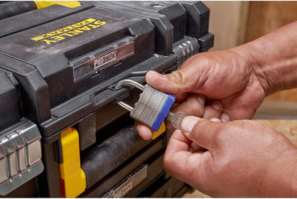  STANLEY FMST1-71981 Kit 2 Mallettes Modulable Tstak/Pro-Stack Gamme FATMAX - 21.5L - Corps En Polypropylène - Larges Attaches Métalliques Anti-Corrosion - Cadenassable