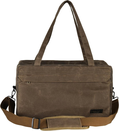  Sac Fourre-tout à Outils, 473,6 G En Toile Cirée Avec 7 Poches Et Bandoulière – Pour électricien, Entrepreneur, Réparateur, Porte-outils De Jardin Multifonction Avec Poignée Portable, Vert Kaki