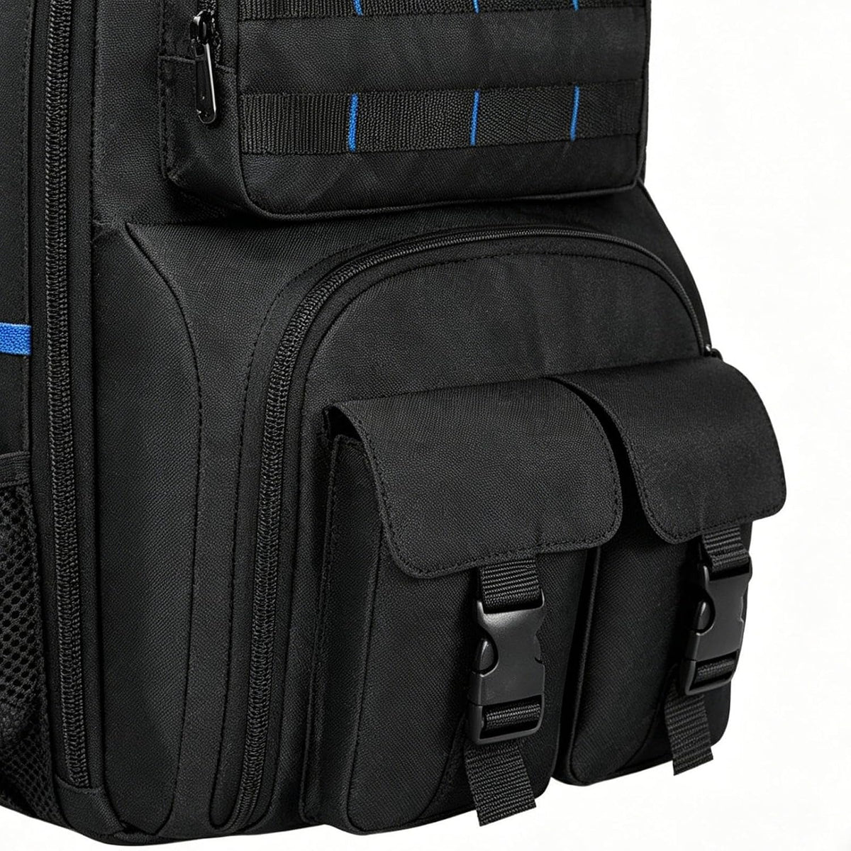 GENERIC Sac à Dos à Outils Robuste | Organiseur à Base Rigide – Avec Plusieurs Poches – Sac à Outils Robuste | Pour Charpentier, Soudeur, Construction, Extérieur Industriel