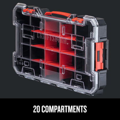  Craftsman Versastack CMST17828 Organiseur En Plastique Pour Petites Pièces 20 Compartiments, Rangement