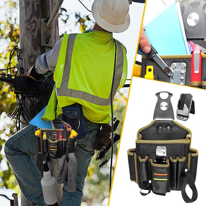  XIAOXIAOYU Sac à Outils Pour électricien - Organiseur De Travail - Capacité - Porte-ceinture Léger Pour Couvreurs Et Coiffeurs