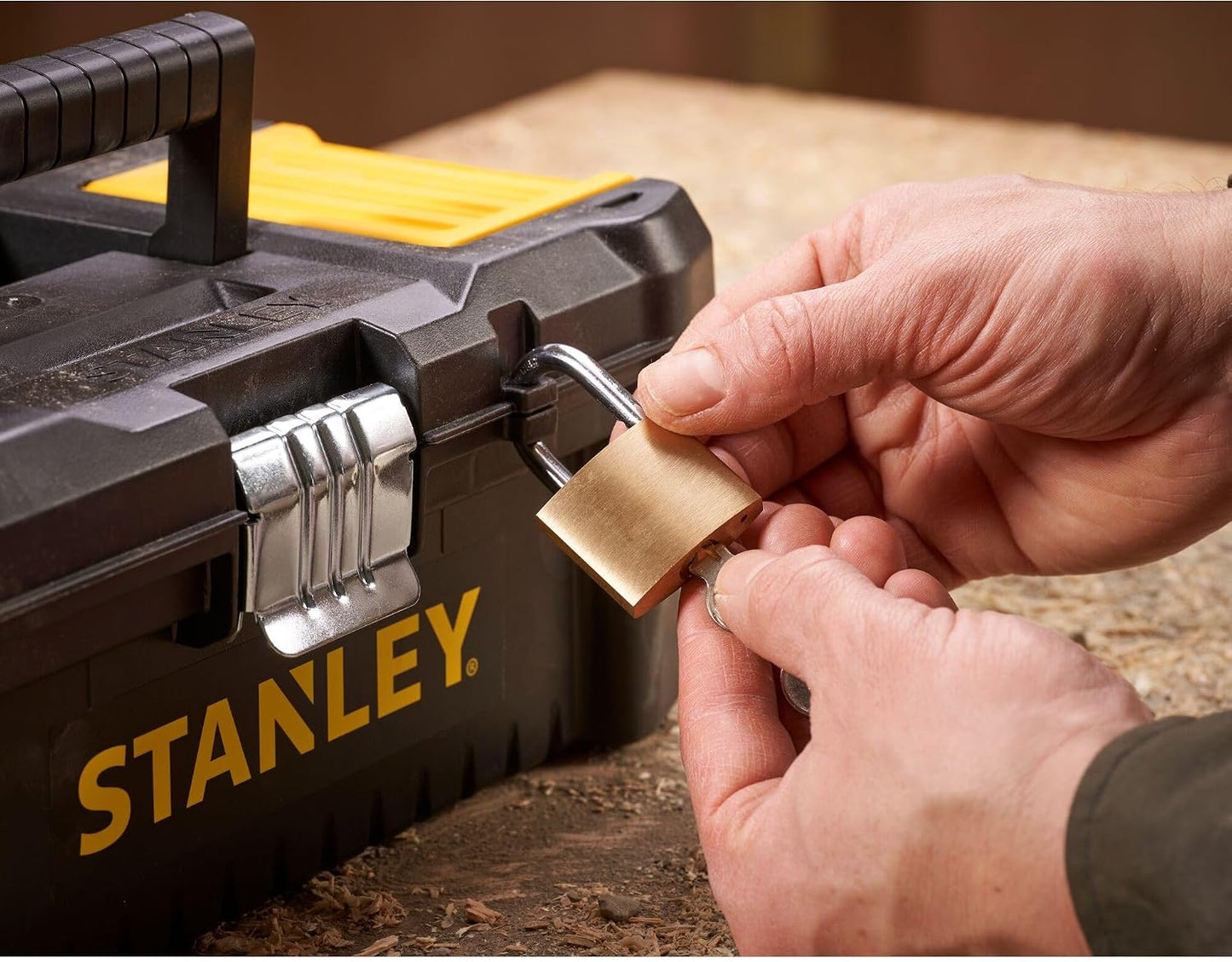  Stanley Stst1-75515 Boîte À Outils Avec Plateau Porte-Outils Amovible - 2 Organiseur & Tayg 22555 Casier à Séparateurs Amovibles Basic Line Nº 22-21, Noir