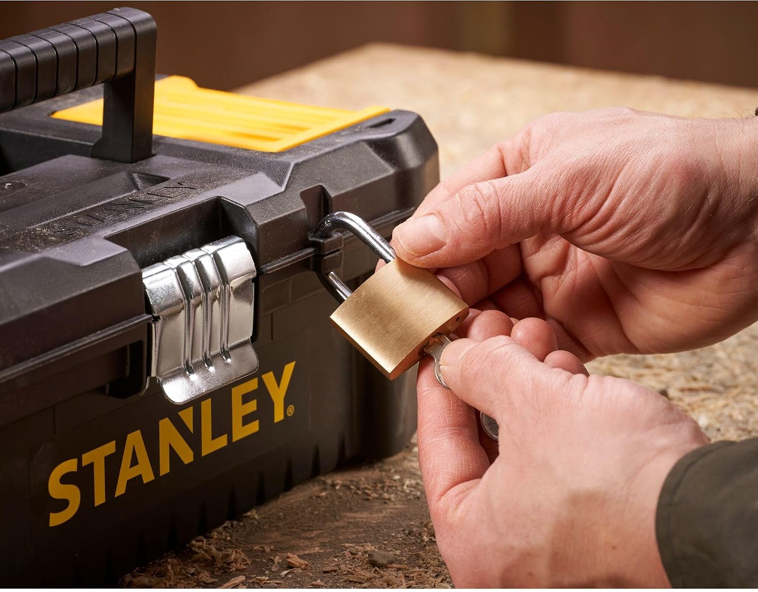  Stanley Stst1-75515 Boîte À Outils Avec Plateau Porte-Outils Amovible - 2 Organiseur & Tayg 22555 Casier à Séparateurs Amovibles Basic Line Nº 22-21, Noir