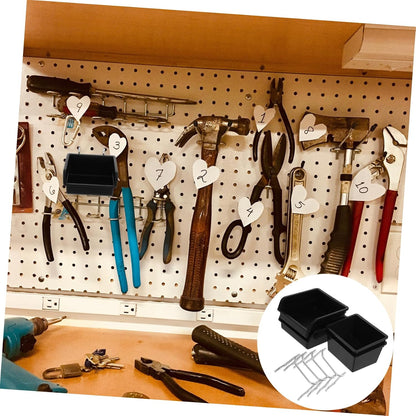  Gatuida 4pièces Porte-clés Support Mural Pour Perceuse Et Porte-tournevis Avec Bac Pour Panneau Perforé Organisateurs Pour Garage Et Boîte à Outils
